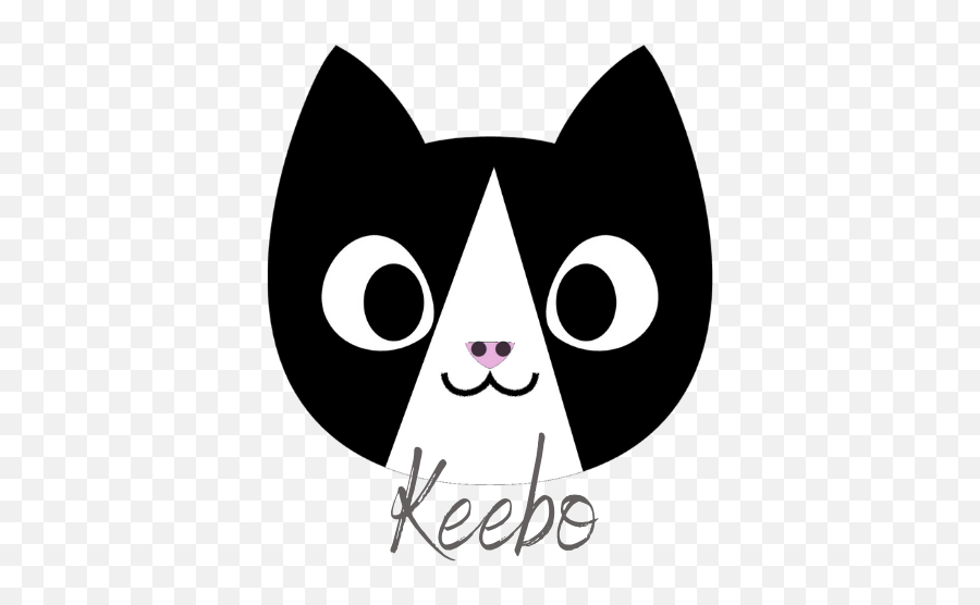 Team Keebo U2013 Keebo The Awesome Mini Kitty - Dot Emoji,Cute Cat Emoji Stickers