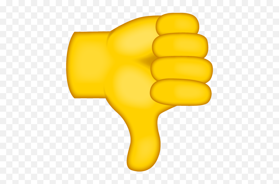 Thumbs Down - Transparent Emoji Thumbs Down,How To Do Thumbs Down Emoticon On Facebook