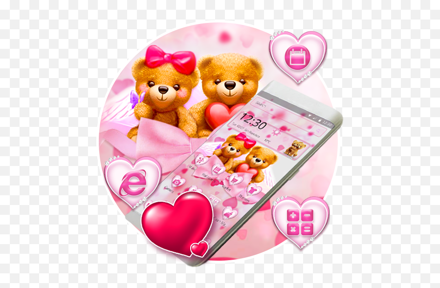 Cute Lovely Bear Theme - Google Play Girly Emoji,Bear Themed Emojis