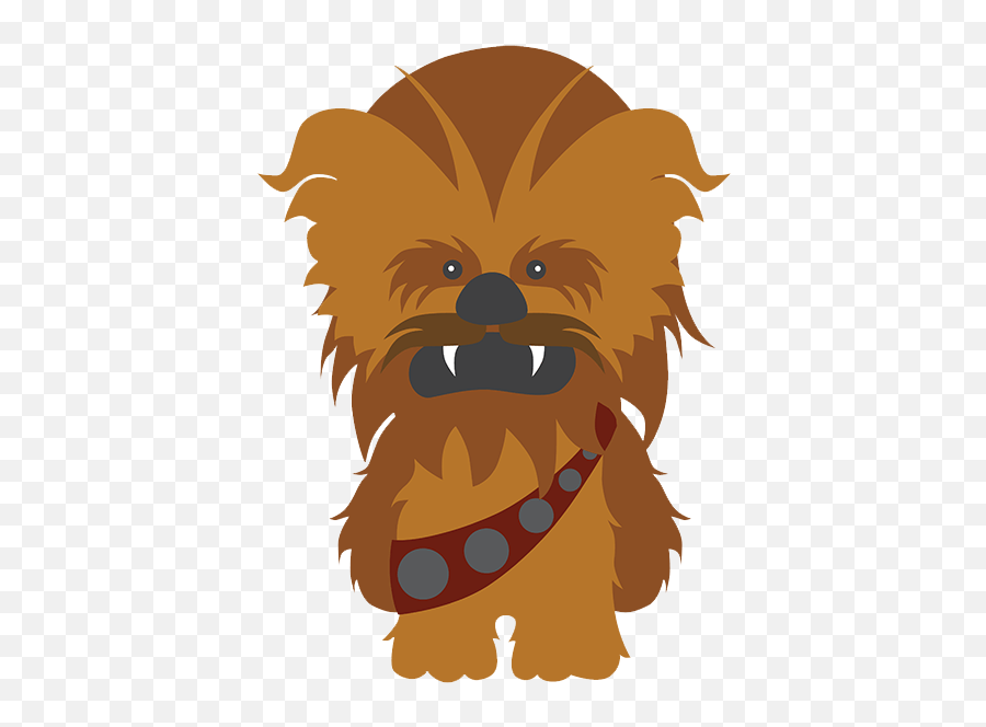 Chewbacca Clipart Emoji Chewbacca - Star Wars Chewbacca Dibujo,Star Wars Emojis