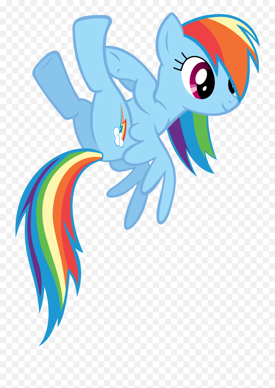 Little Pony Friendship Is Magic - Clip Art Library Rainbow Dash Png Emoji,Halo New Mobassa Emoticons