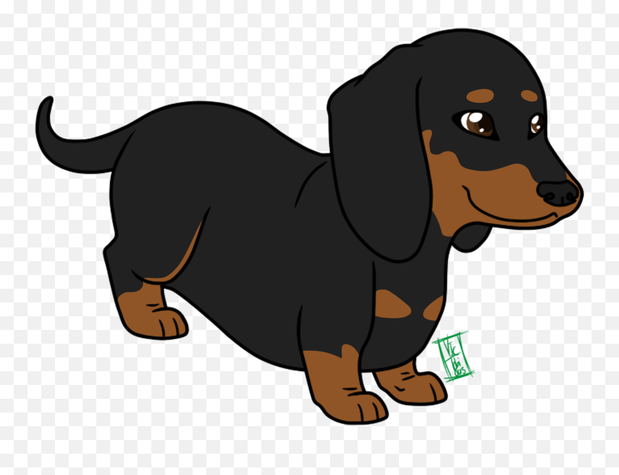 Dachshund Puppy Cartoon Animation Clip Art - Cute Dog Png Emoji,Dachshund Emoticon Facebook