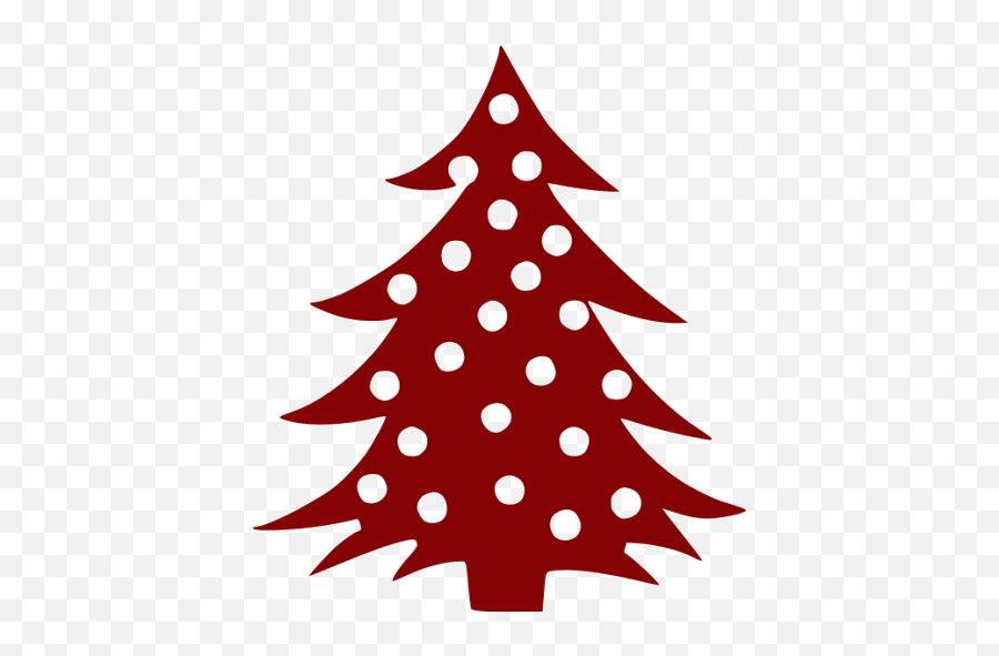Maroon Christmas 15 Icon - Free Maroon Christmas Icons For Holiday Emoji,Christmas Tree Emoticon