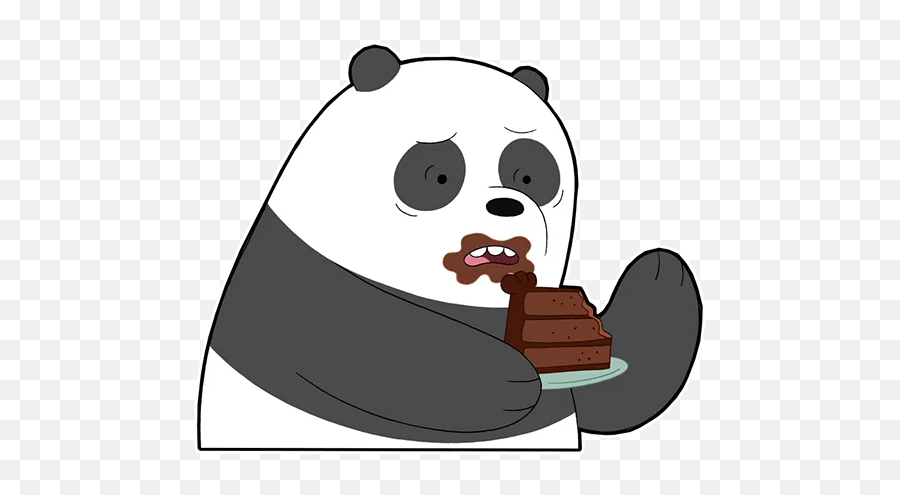 Telegram Sticker 7 From Collection We Bare Bears Emoji,We Bare Bears Emojis