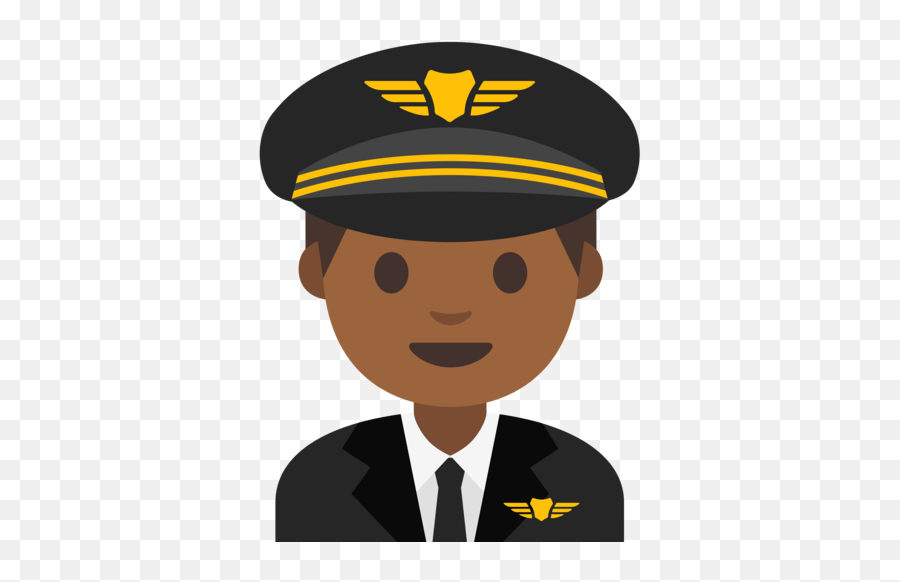 U200d Homem Piloto Com Tom De Pele Meio Escuro Emoji,Avião Emoticon
