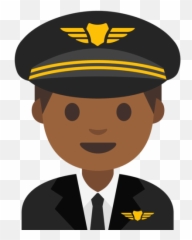 U200d Homem Piloto Com Tom De Pele Meio Escuro Emoji,Avião Emoticon