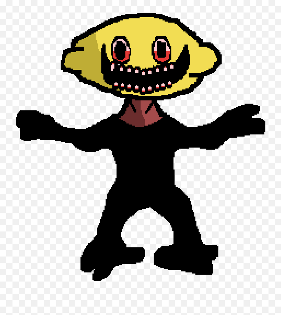 Pixilart - Monster Aka Lemon Demon By Joshthehedge Emoji,Arms Emoticon