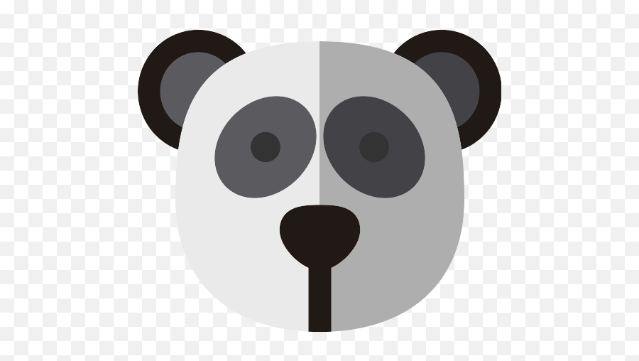 Panda Bear Face Front Svg Vectors And Icons - Png Repo Free Emoji,Twemoji Animated