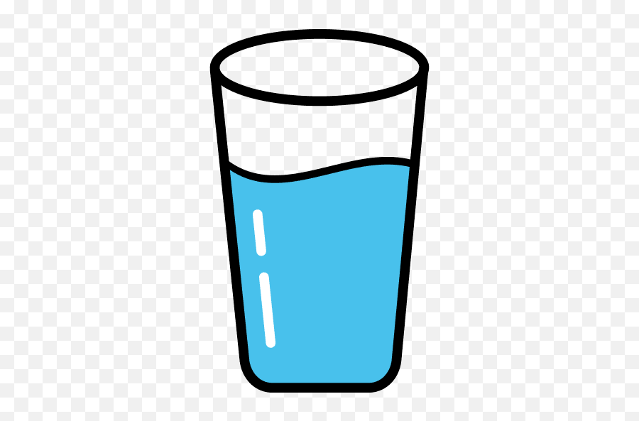 Water Glass Color Icon Png And Svg Vector Free Download Emoji,Cup Of Water Emoji