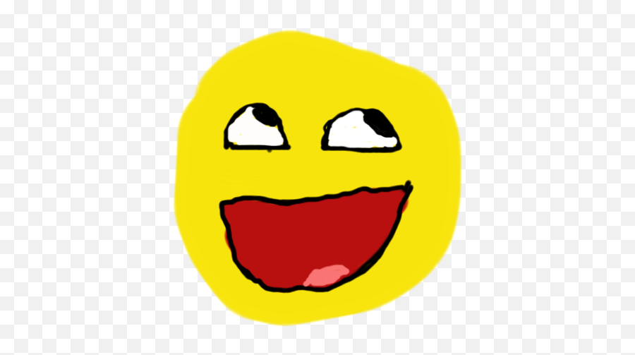 The Awesome - Face Layer Happy Emoji,Awesome Face Emoticon