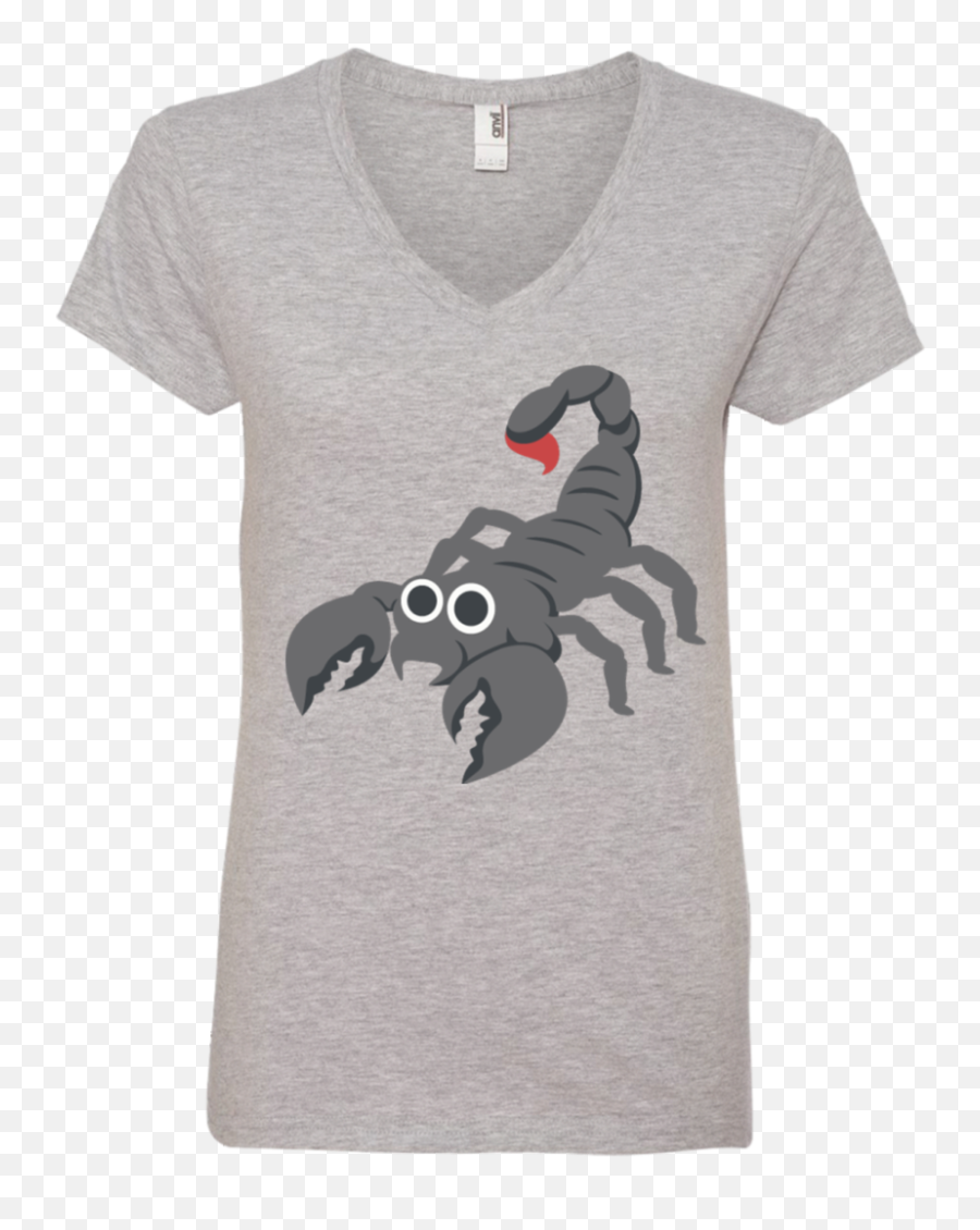 Scorpion Emoji Ladiesu0027 V - Neck Tshirt U2013 That Merch Store Écija,Joe Emoji Meme