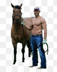 Cowboy Horse Countryboy Man Sticker By Meganut - Halter Emoji,Man And Horse Emoji