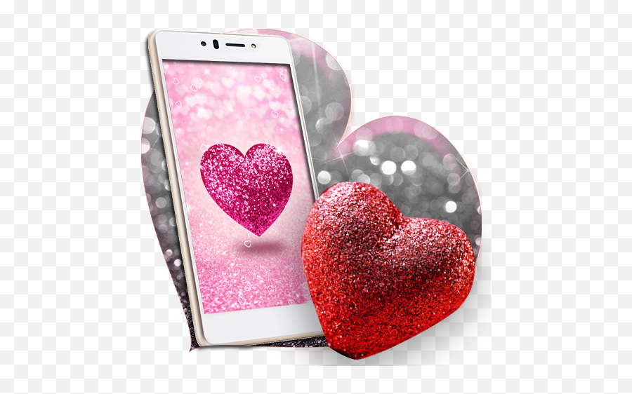 Glittering Heart Live Wallpaper - Smartphone Emoji,Sparkling Heart Emoji