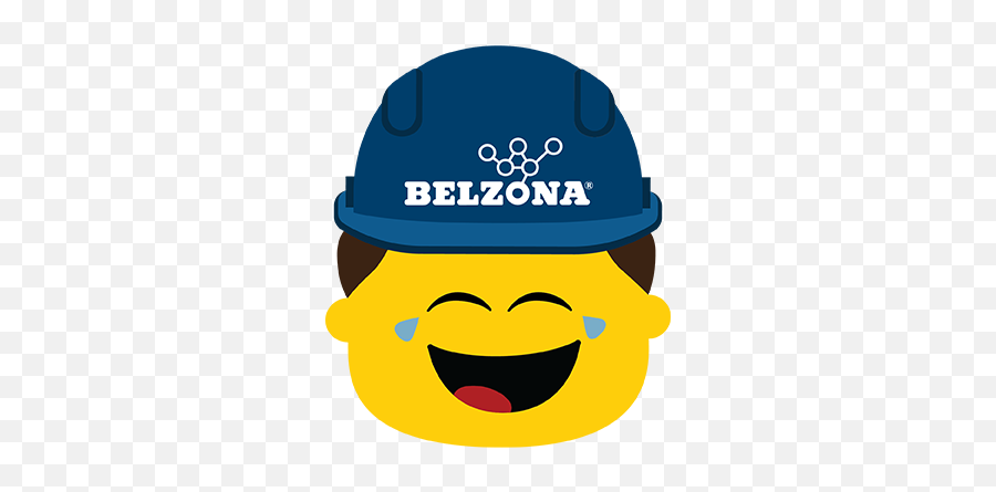 Belzona Stickers By Belzona - Happy Emoji,Hardhat Emoji