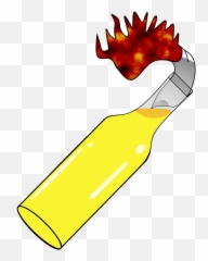 Molotov Cocktail Incendiary Device - Bomba Molotov Png Emoji,Bottle Up Emotions Molotov Cocktail