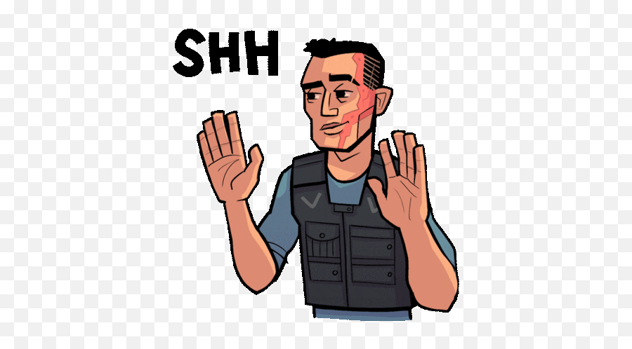 Of 2019 Stickers For Android Ios - Quiet Down Emoji,Shhh Emoji Android