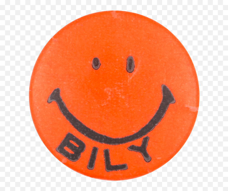 Bob Bily Smiley Orange Busy Beaver Button Museum - Happy Emoji,Election Emoticon
