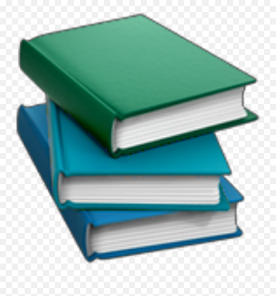 Emoji Apple Bleu Vert Blue Green Livre - Pink Books Stacked,Blue Book Emoji