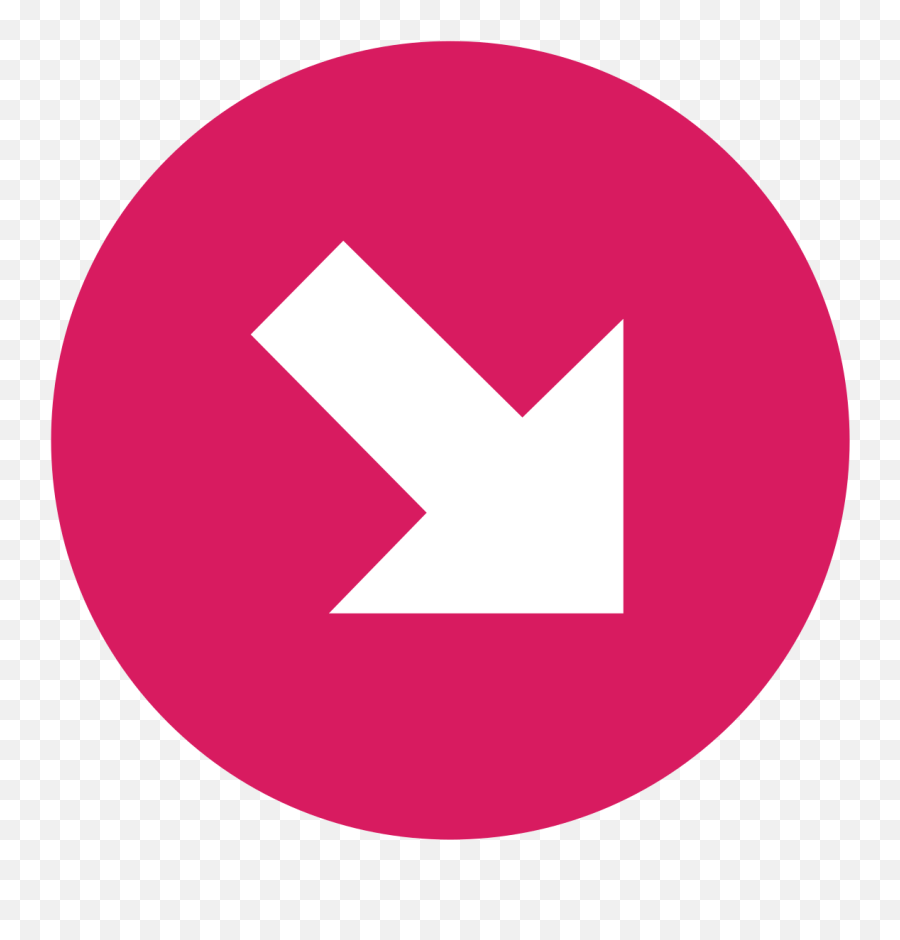 Eo Circle Pink White Arrow - Vertical Emoji,Arrow To The Right Emoji