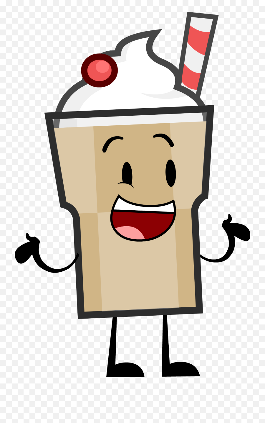 Milkshake Object Shows Community Fandom - Milkshake With Face Clipart Emoji,Milkshake Emoticon