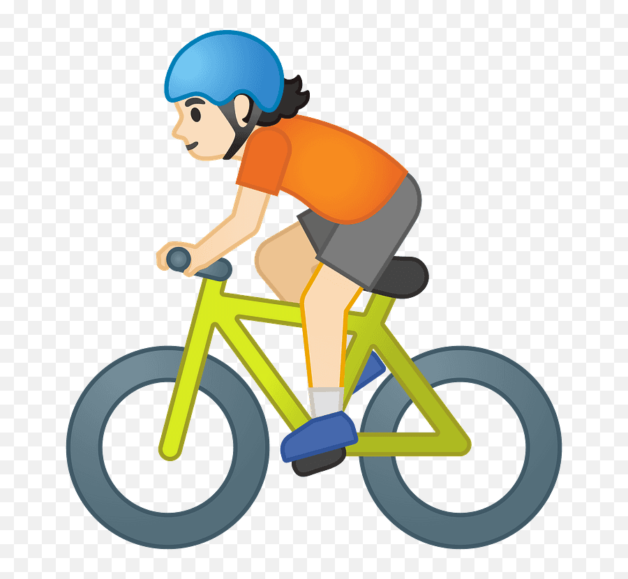 Person Biking Emoji Clipart Free Download Transparent Png - Biking Clipart,Persona Emojis