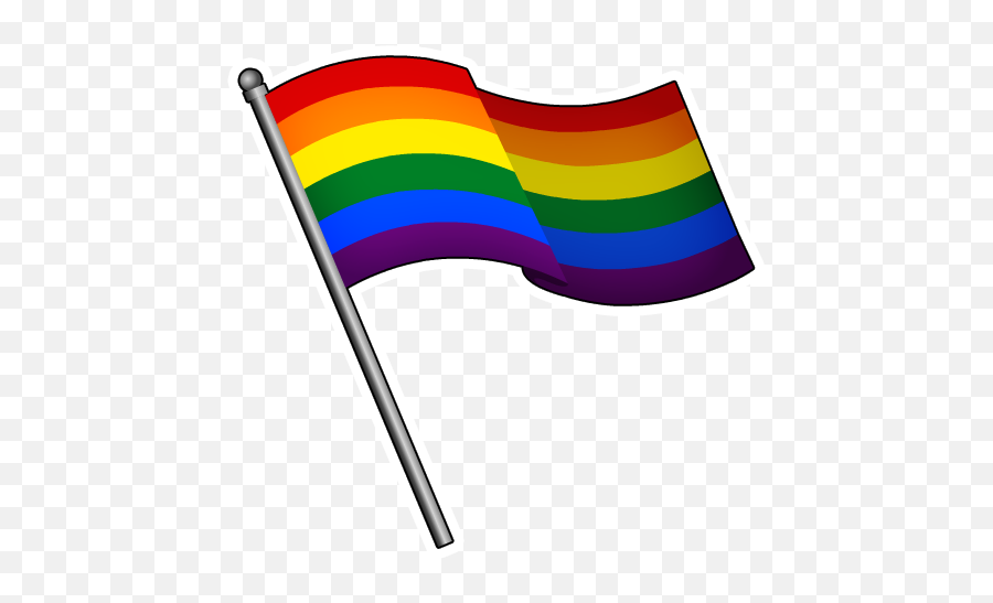 Gay Pride Emoji Stickers - Vertical,Pride Flag Emoji