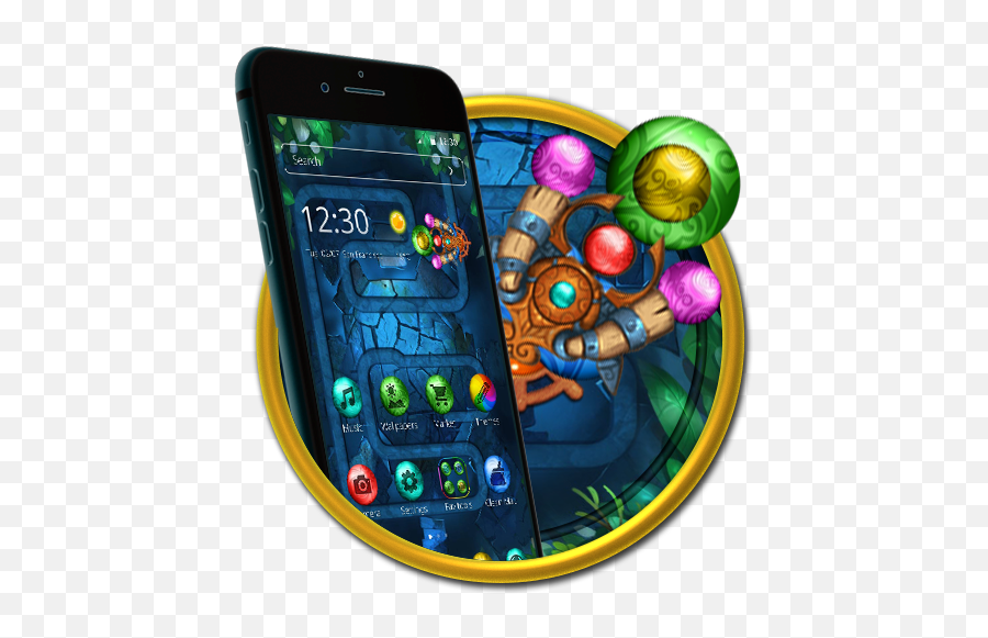 Bubbly Colorballs Theme - U200c Google Play Technology Applications Emoji,Magic Ball Emoji