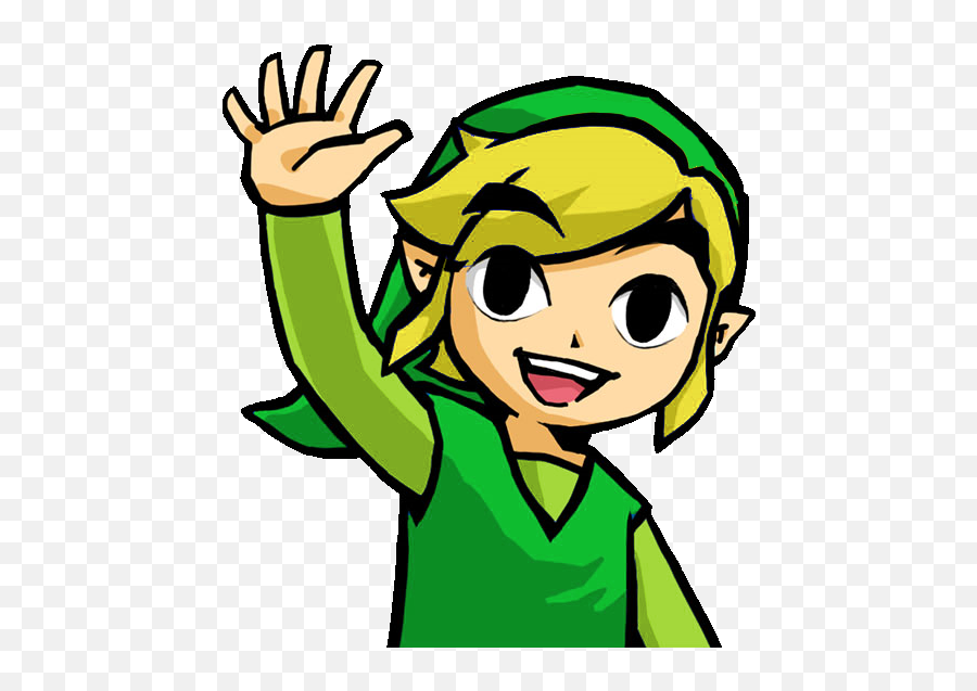 Triforce Heroes Link To Wind Waker Link - Triforce Heroes Emotes Emoji,Triforce Heroes Pom Pom Emoticon