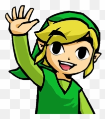 Triforce Heroes Link To Wind Waker Link - Triforce Heroes Emotes Emoji,Triforce Heroes Pom Pom Emoticon