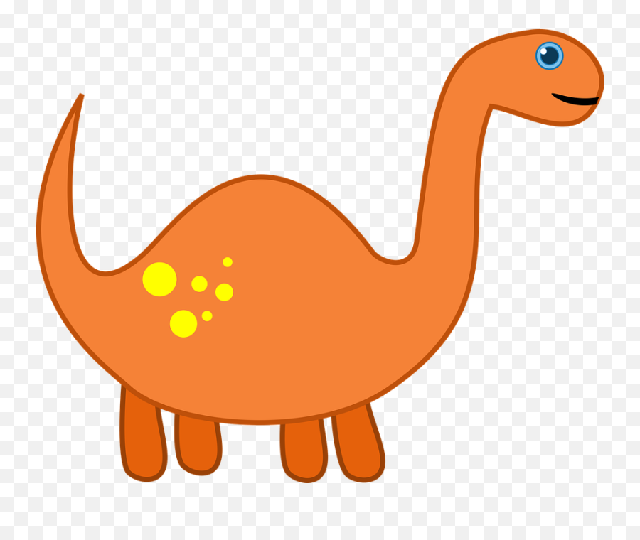 Dinosaur Toy Cute Girl Boy Extinct Dino - Transparent Orange Dinosaur Clipart Emoji,Cartoon Emotions Animals