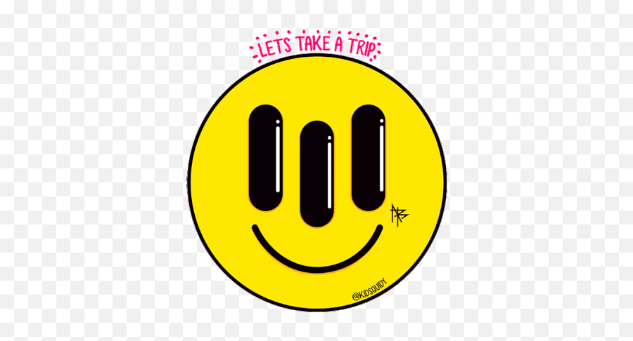 Acid Fun Gif - Acid Fun Psychedelic Discover U0026 Share Gifs Happy Emoji,Rap Monster Keyboard Emoticon