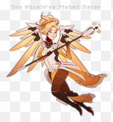 Overwatch Mercy Sticker - Overwatch Mercy Stcker Png Emoji,Mercy Emoji