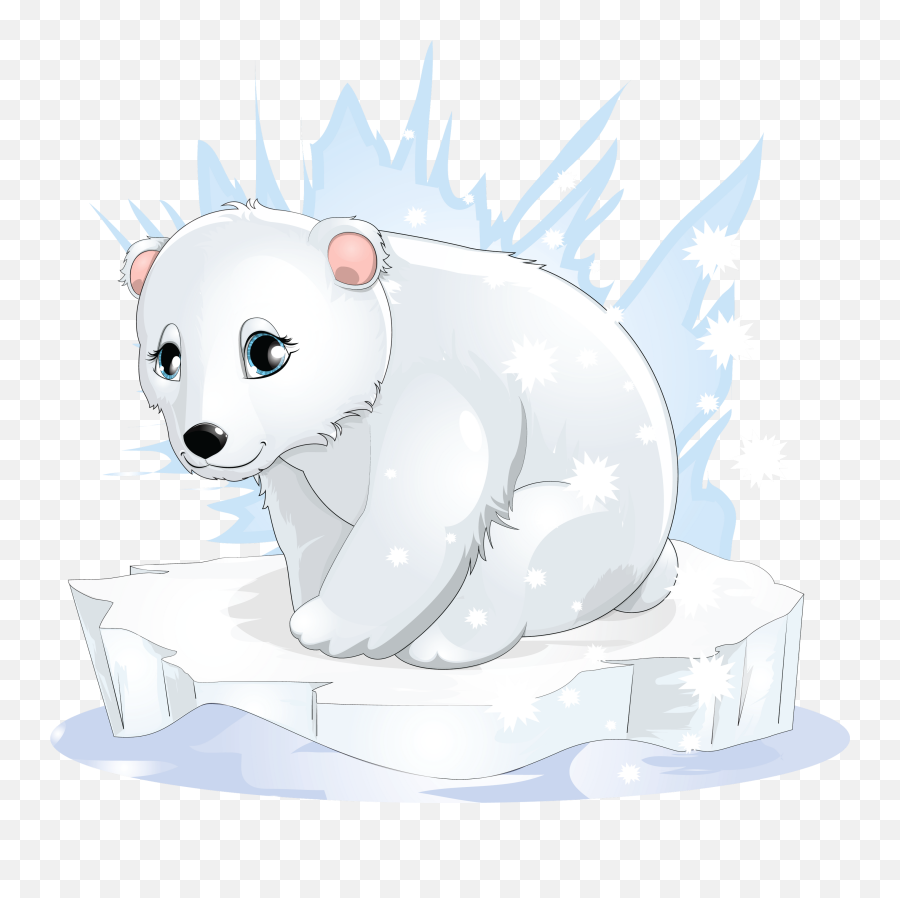 Free Polar Bear Clip Art Download Free - Polar Bear Animal Cartoon Emoji,Polar Bear Clipart Emoticons