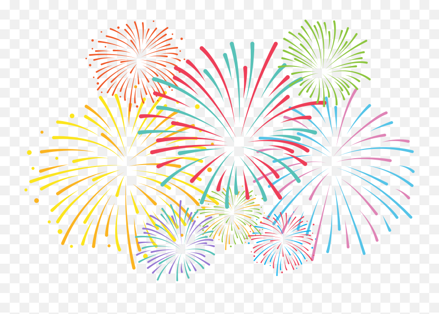 Fireworks Clip Art Fireworks Animations - Fireworks Clipart Png Emoji,Firework Emoji
