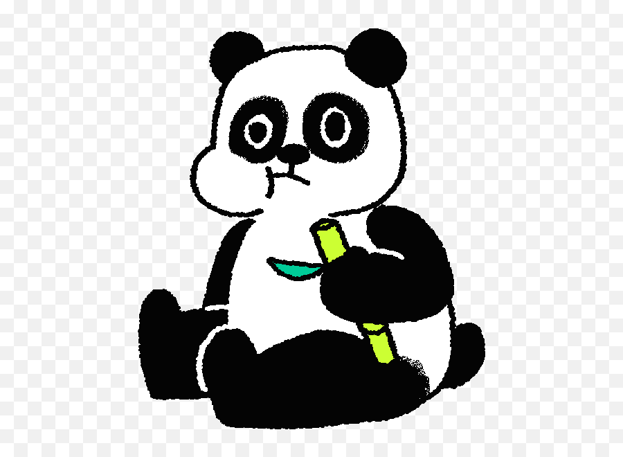 Cute Cartoon Transparent Panda Gif Emoji,Jiggling Emoji Animated Jello