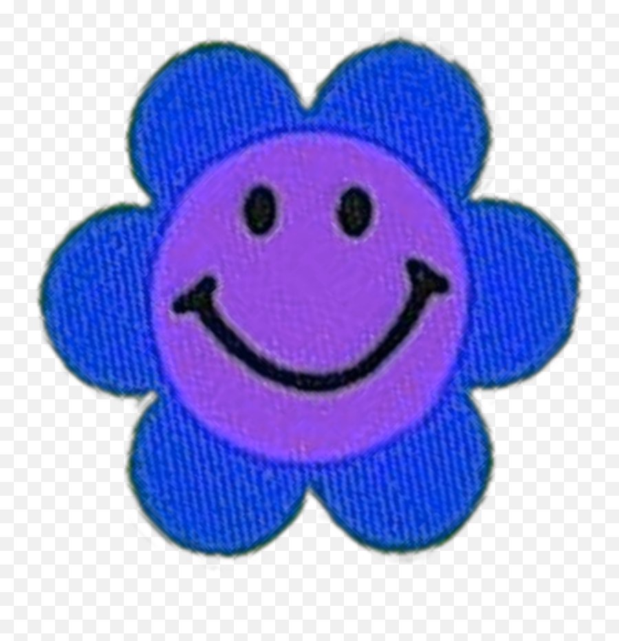 Flower Indie Indieflower Blue Sticker By Ellen Nonika - Emoji,Emoticon With Flowers