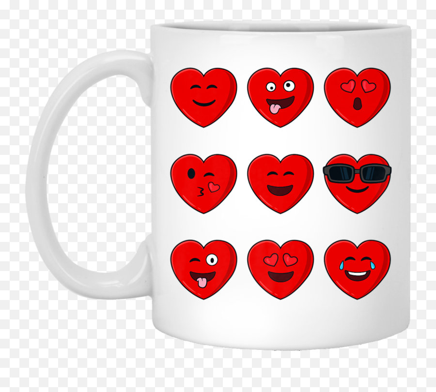 Day Funny Emoticons Mug - Magic Mug Emoji,Cvalentines Day Emojis