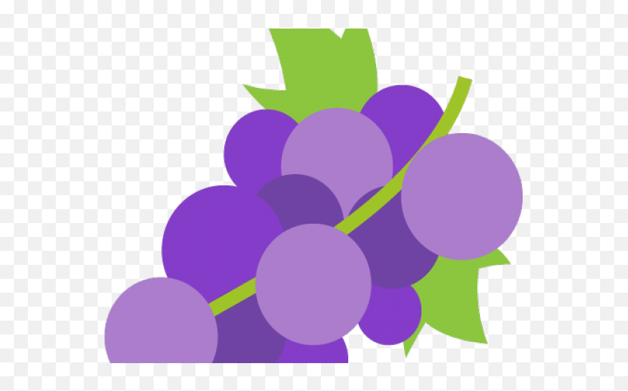 Grapes Clipart Emoji - Transparent Grape Emoji Png Grapes Emoji Transparent,Purple Emojis Transparent