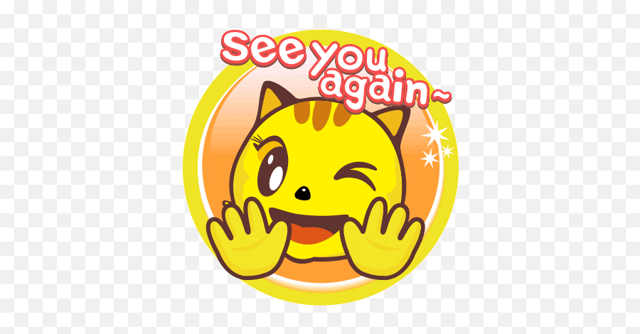 Yellow Cat Sticker - Yellow Cat Face Discover U0026 Share Gifs Happy Emoji,Cat Emoji Gif