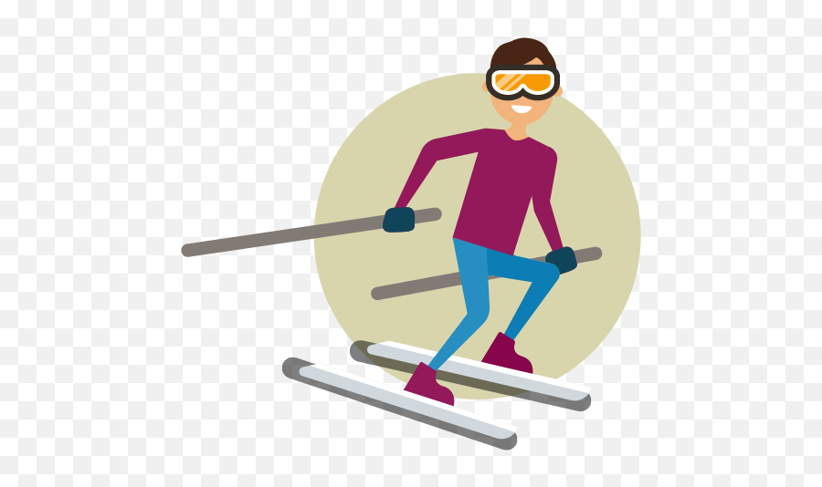 Ski Skier Sport Free Icon Of Sports Pack - Ski Icone Emoji,Facebook Emoticon Skis