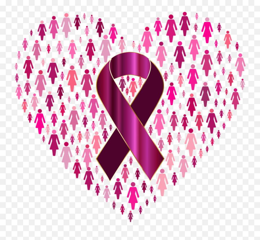 Pink Heart Symbol Png Clipart - Vector Image Breast Cancer Logo Emoji,Breast Cancer Heart Emoticons