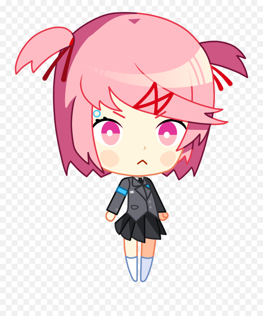 My Name Is Natsuki - Natsuki Sticker Emoji,Love Emotion Chibi