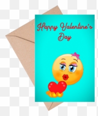 Free Emoji Valentines Greeting Ecards - Happy,Valentine Emoji