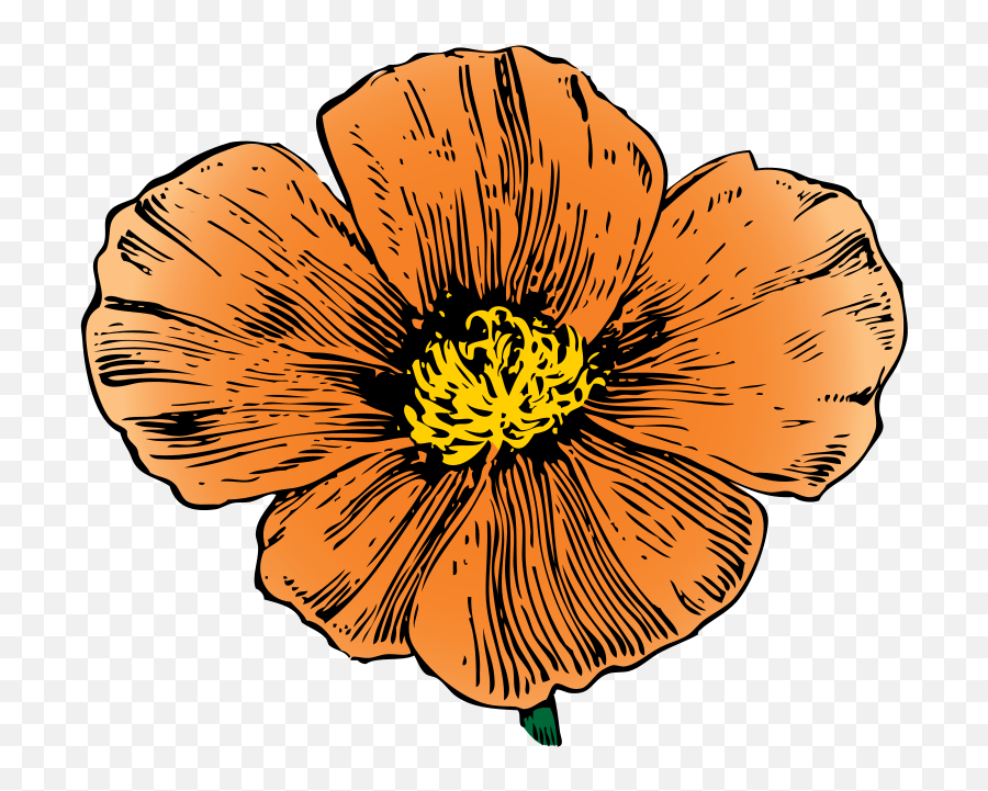 Smiling Flower Clip Art - Public Domain Flower Clip Art Free Emoji,Plant, Emotions, Clipart