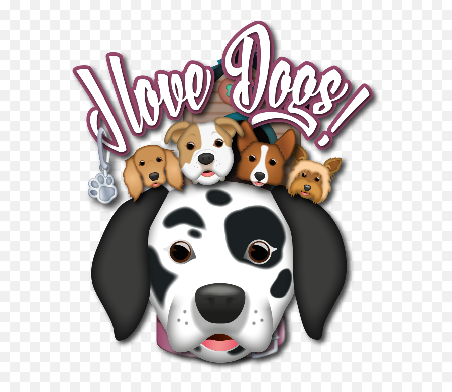 Emoji Stickers - Dog Supply,Emojis Puppies In Love