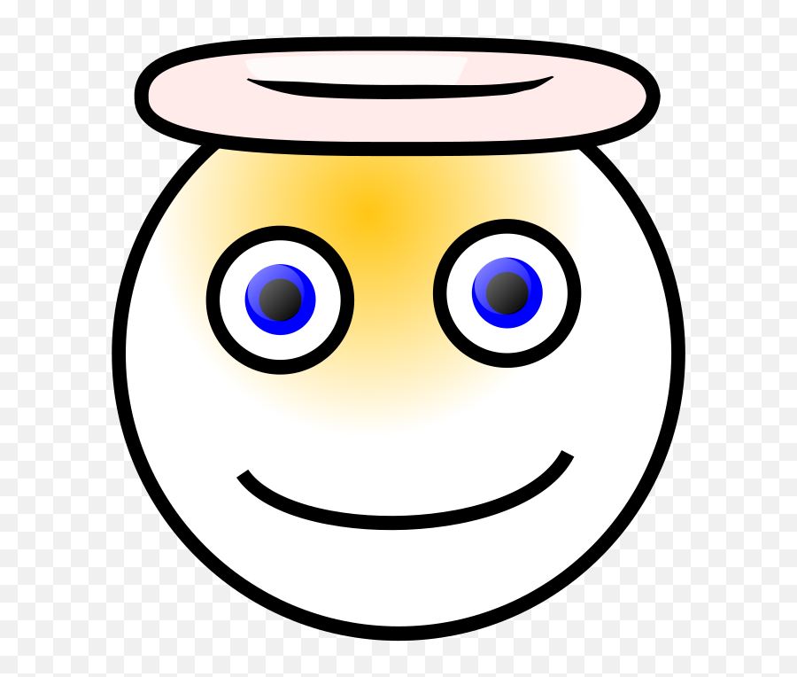 Smiley Angel Png Svg Clip Art For Web - Download Clip Art Happy Emoji,Bird Emoticon =4