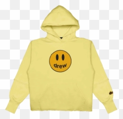 Drew House Deconstructed Mascot Hoodie Light Yellow By - Hooded Emoji,Tobdog Emoticon