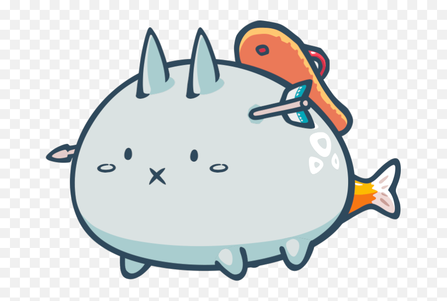 Axie Marketplace - Axie Bird Emoji,Animated Shark Emoticon