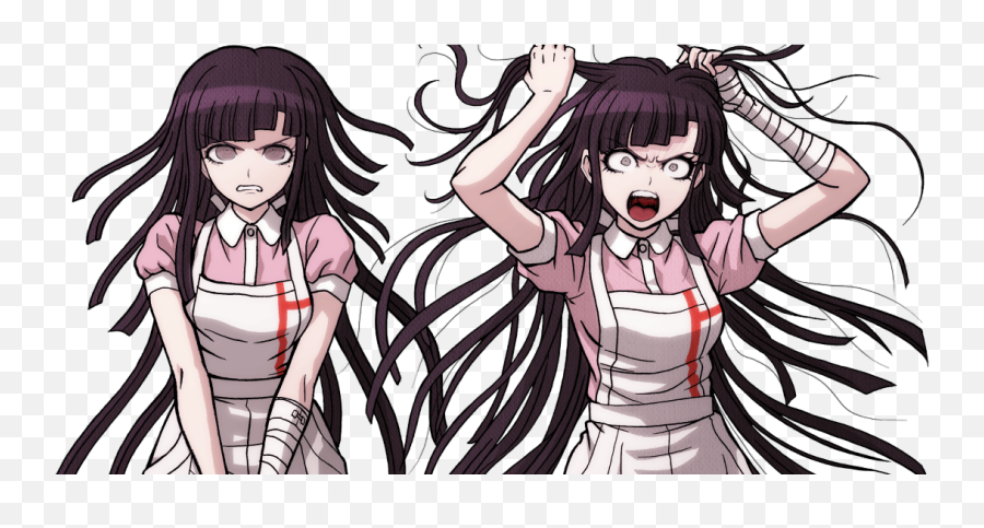 Danganronpa - Mikan Full Body Sprites Emoji,Emotion Sprites