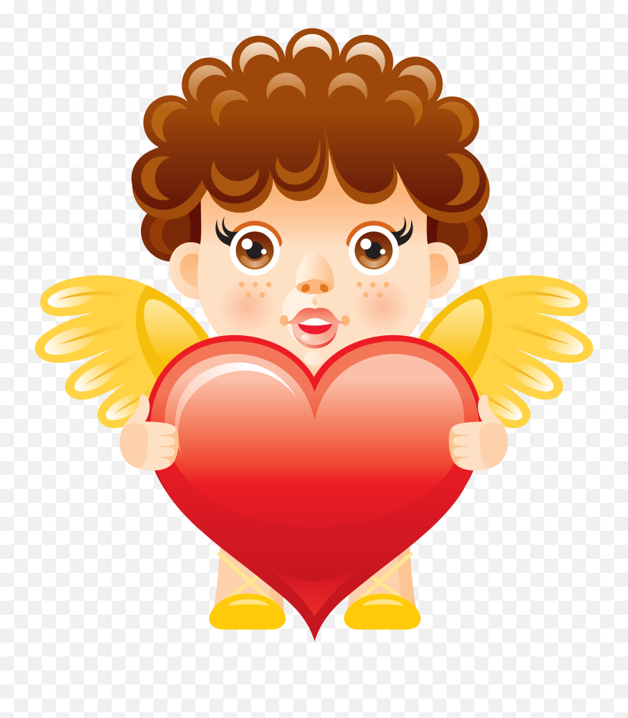 Free Angel Pictures - Clipartsco Angel With Heart Png Emoji,Gabriel Barbosa Emoticon Heart